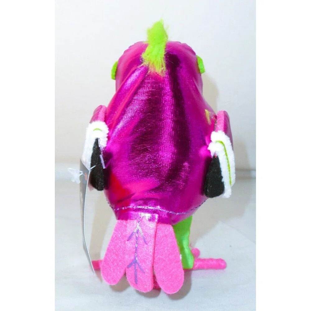 Target Halloween Bird Glitters Punk Rock Mohawk Hyde & Eek Fabric Figurine NWT